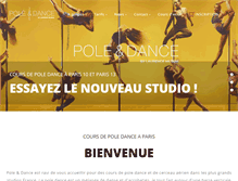 Tablet Screenshot of pole-and-dance.com